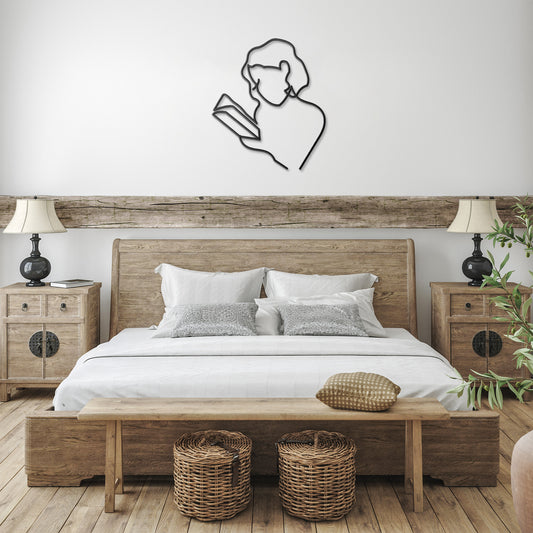 The Reader Line art Decor