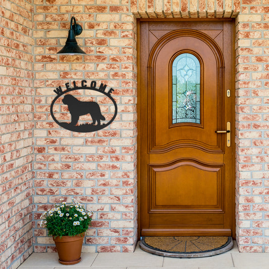 Dog Welcome Sign