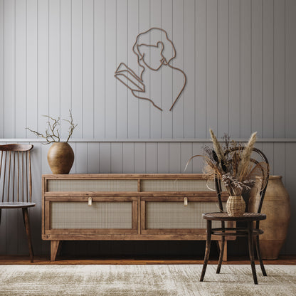 The Reader Line art Decor